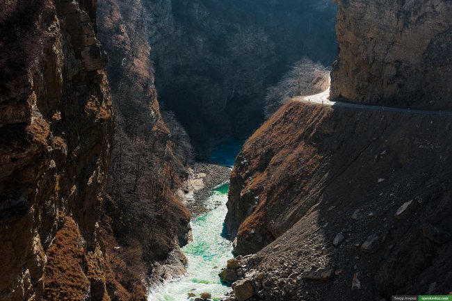 Путешествие по зимней Чечне 2015