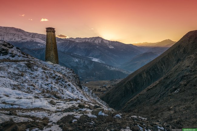 Путешествие по зимней Чечне 2015