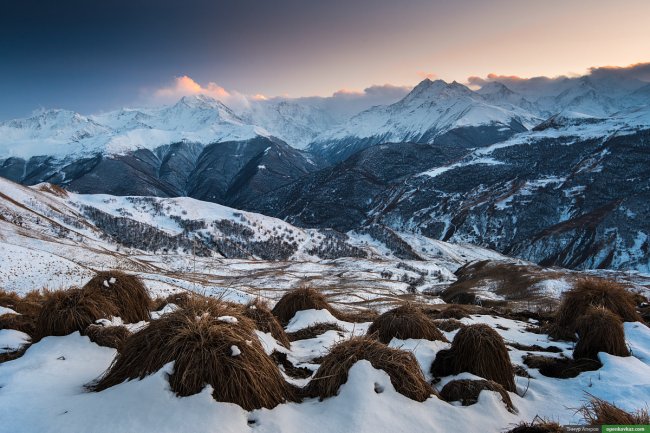 Путешествие по зимней Чечне 2015