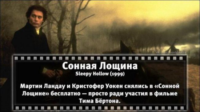 Факты о кинофильмах