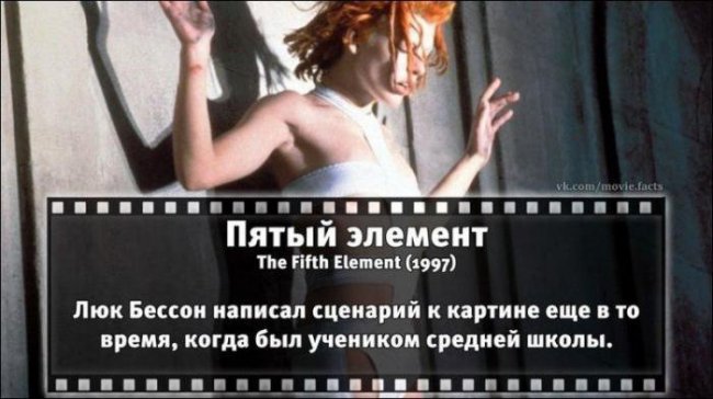 Факты о кинофильмах
