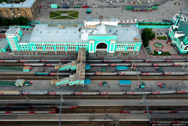 Новосибирск с вертолёта 2016