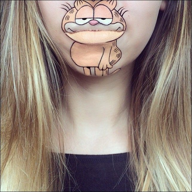 Рисунки на губах