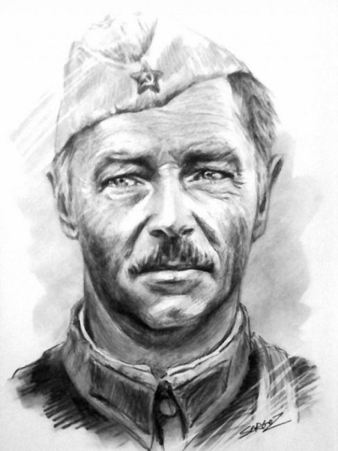 Великие люди простым карандашом, рисунки Сергея За
