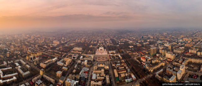 Бишкек с высоты — столица у подножья гор